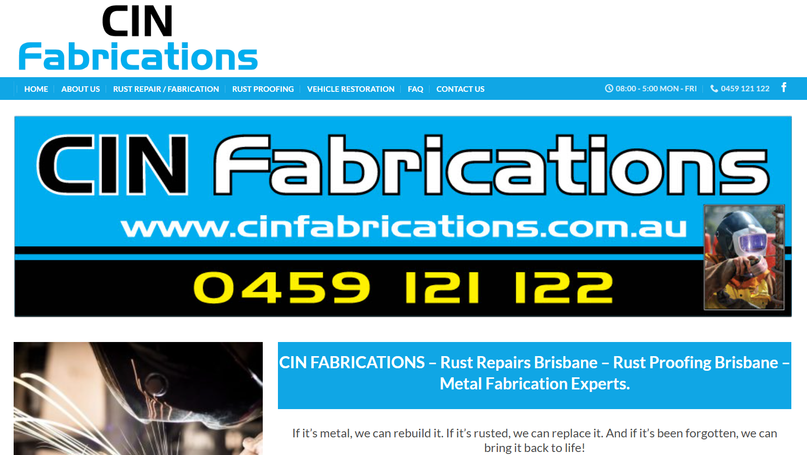 Metal fabricators website built by small business assist - websites | SEO | Google business profiles | Small business assistance